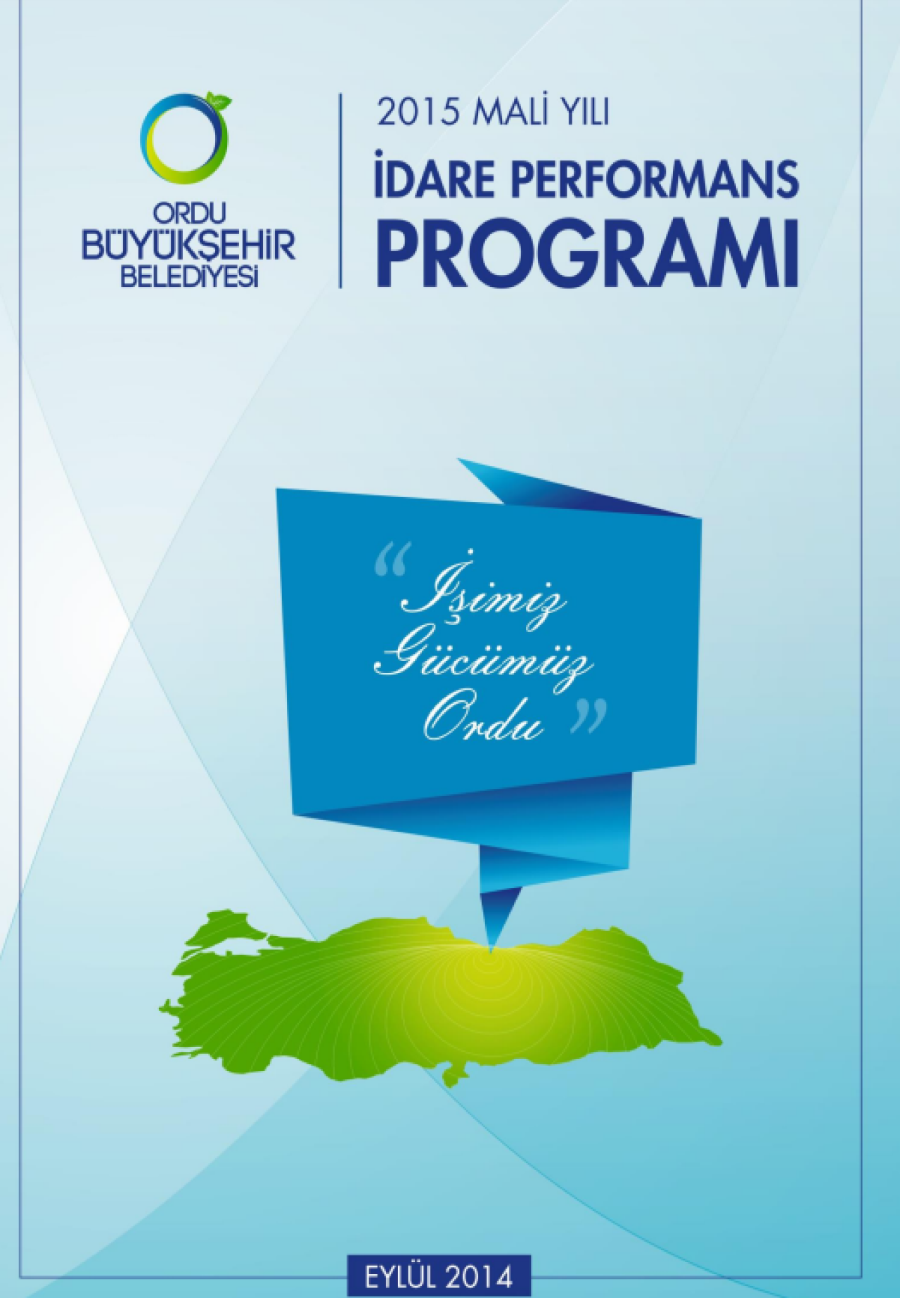 2015 Mali Yılı Performans Programı