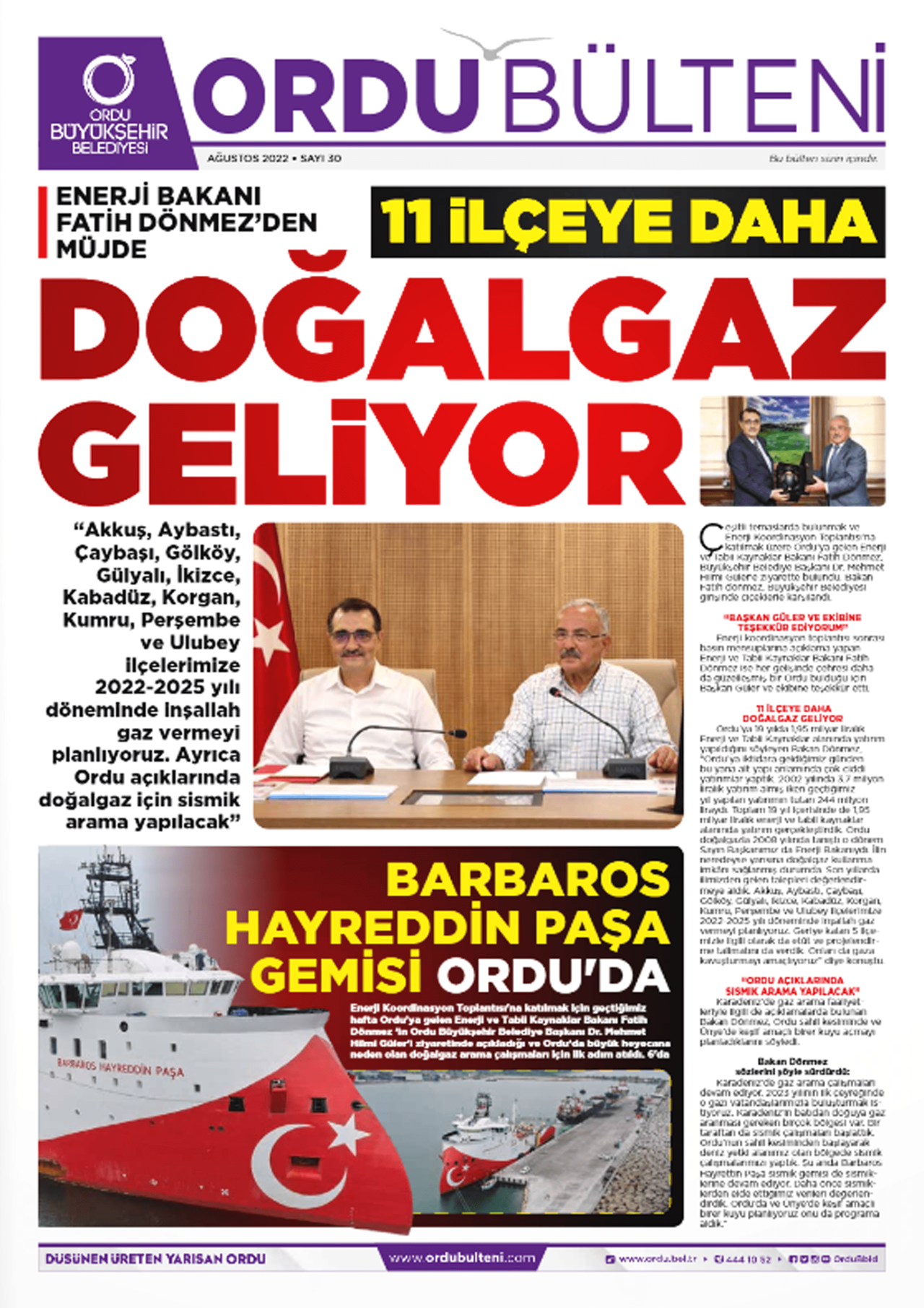 Ordu Bülteni | 30. Sayı