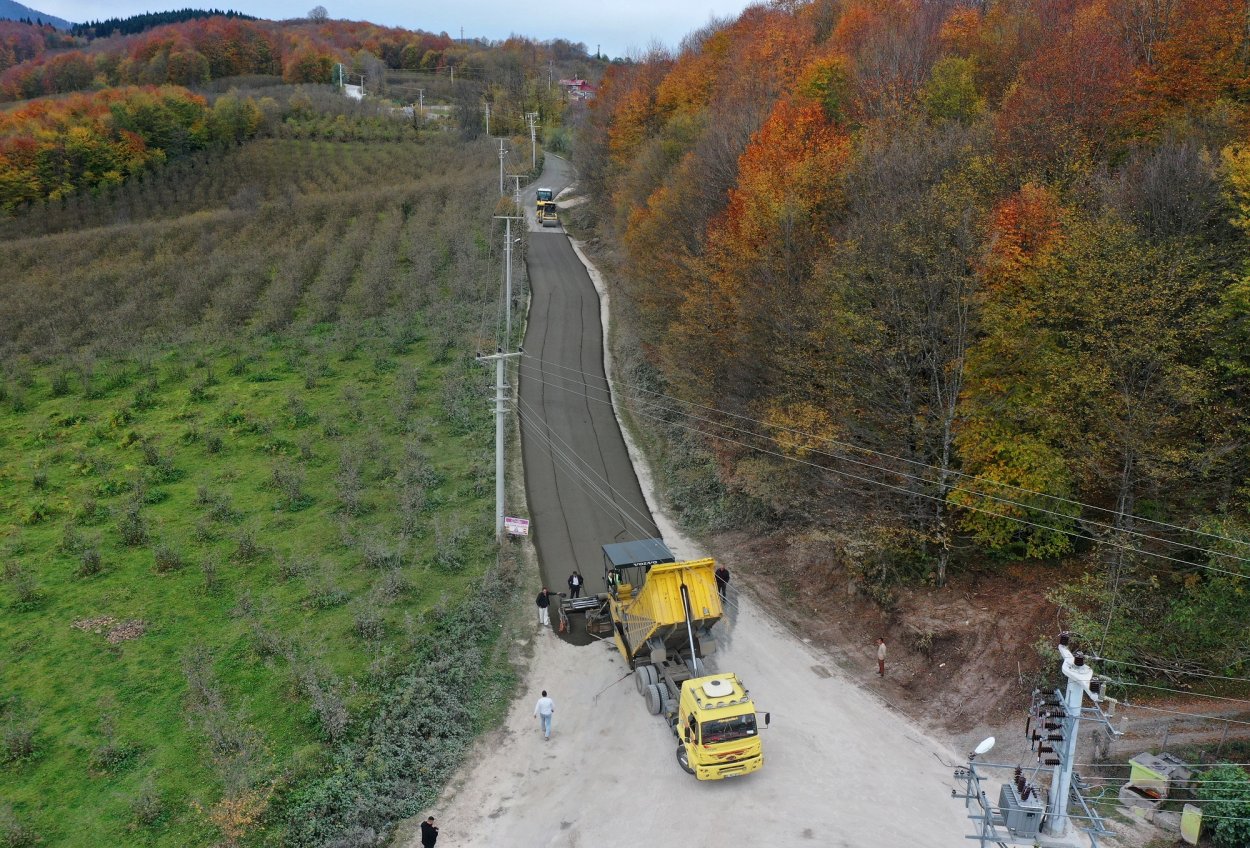 12 KM’LİK BAĞLANTI YOLUNUN KONFORU ARTIYOR