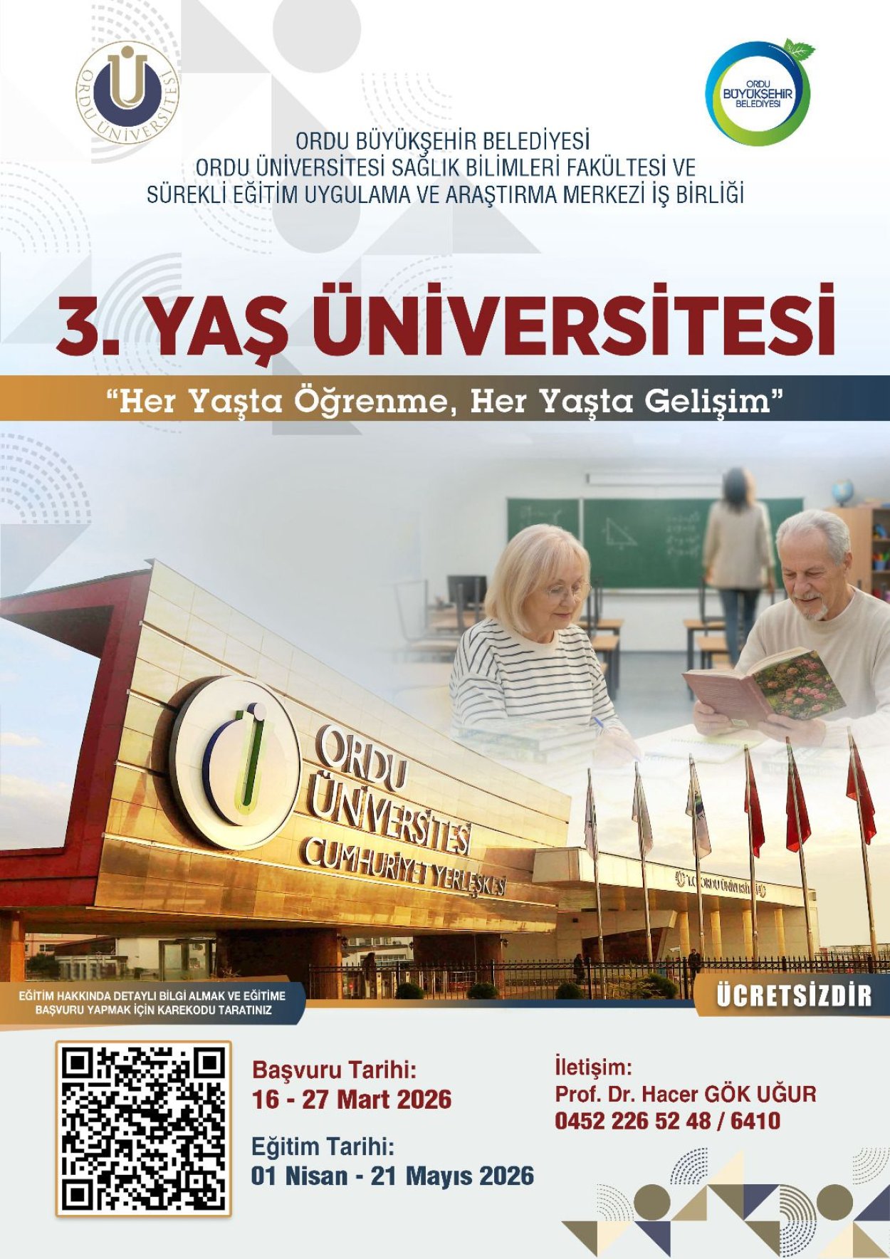 “3. YAŞ ÜNİVERSİTESİ” BAŞLIYOR