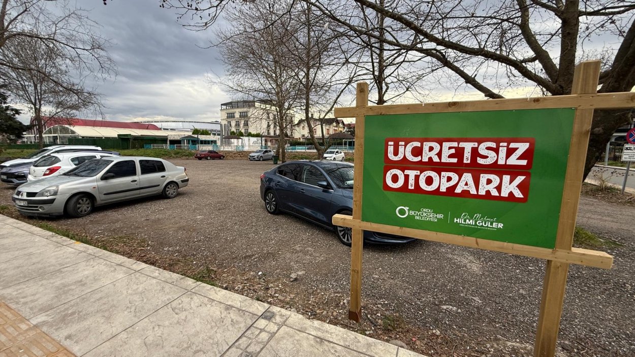 BÜYÜKŞEHİR’DEN ÜCRETSİZ OTOPARK.