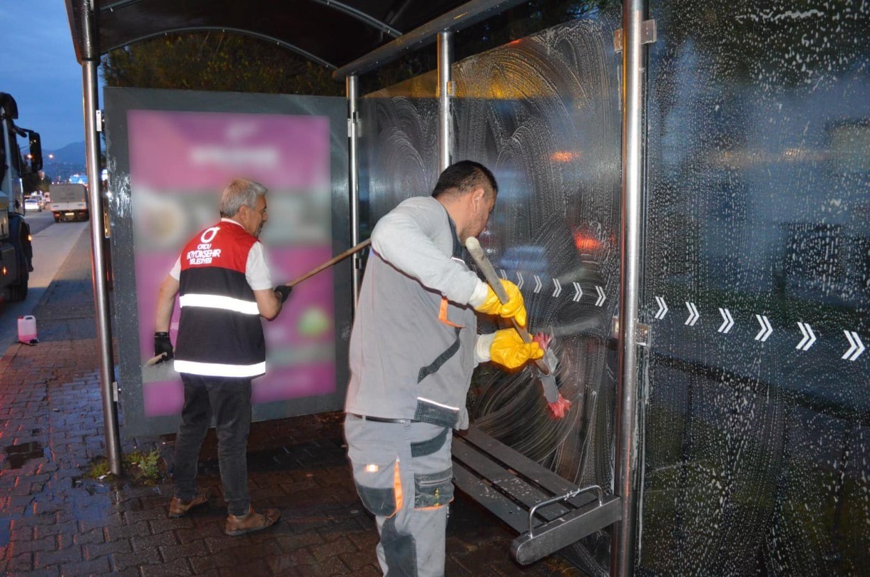 ORDU’DA DURAKLAR PIRIL PIRIL