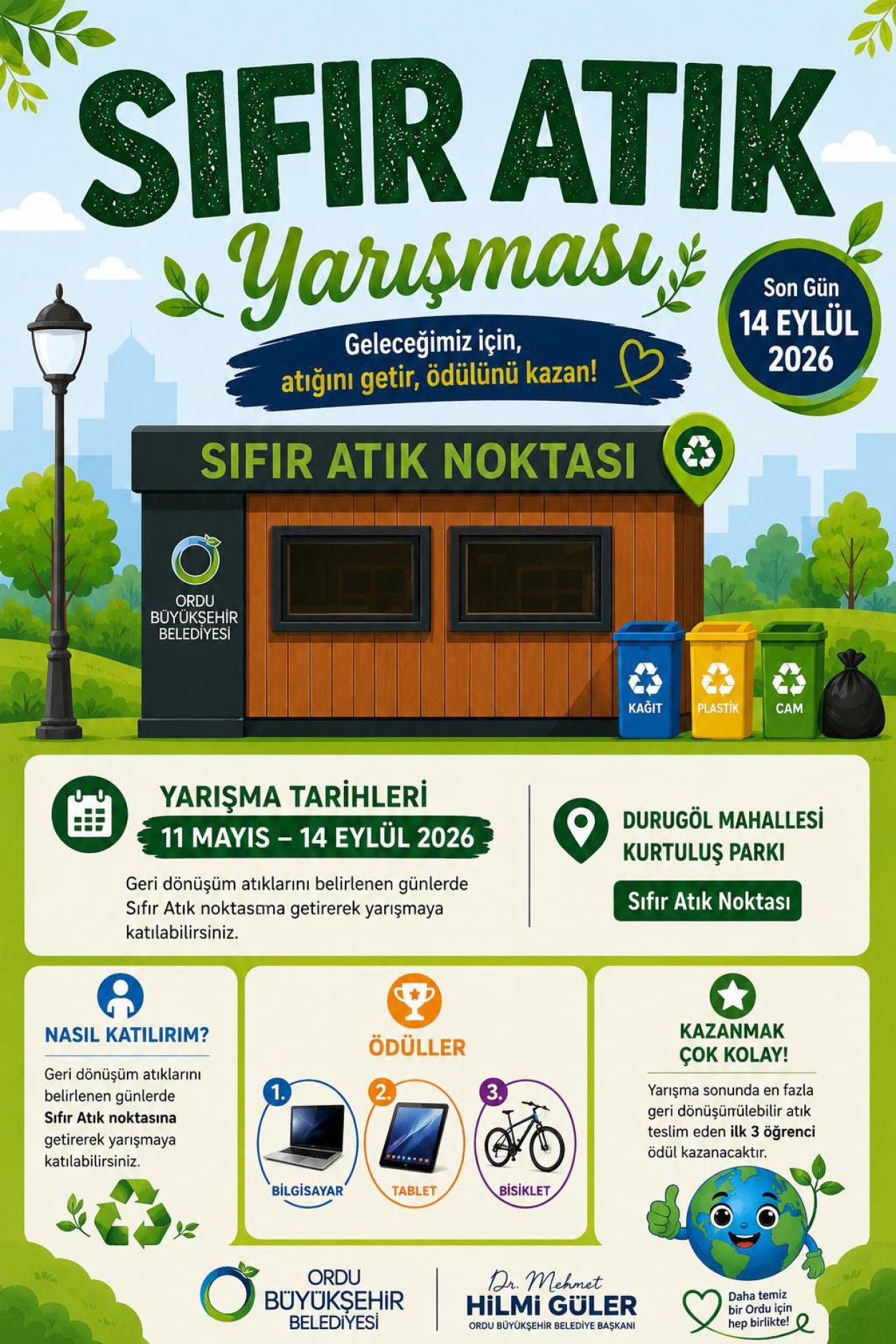 ORDU’DA “SIFIR ATIK YARIŞMASI” BAŞLADI