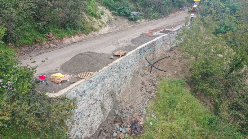 ORDU’DA TAŞ DUVARLARLA YOLLARIN ÖMRÜ UZUYOR