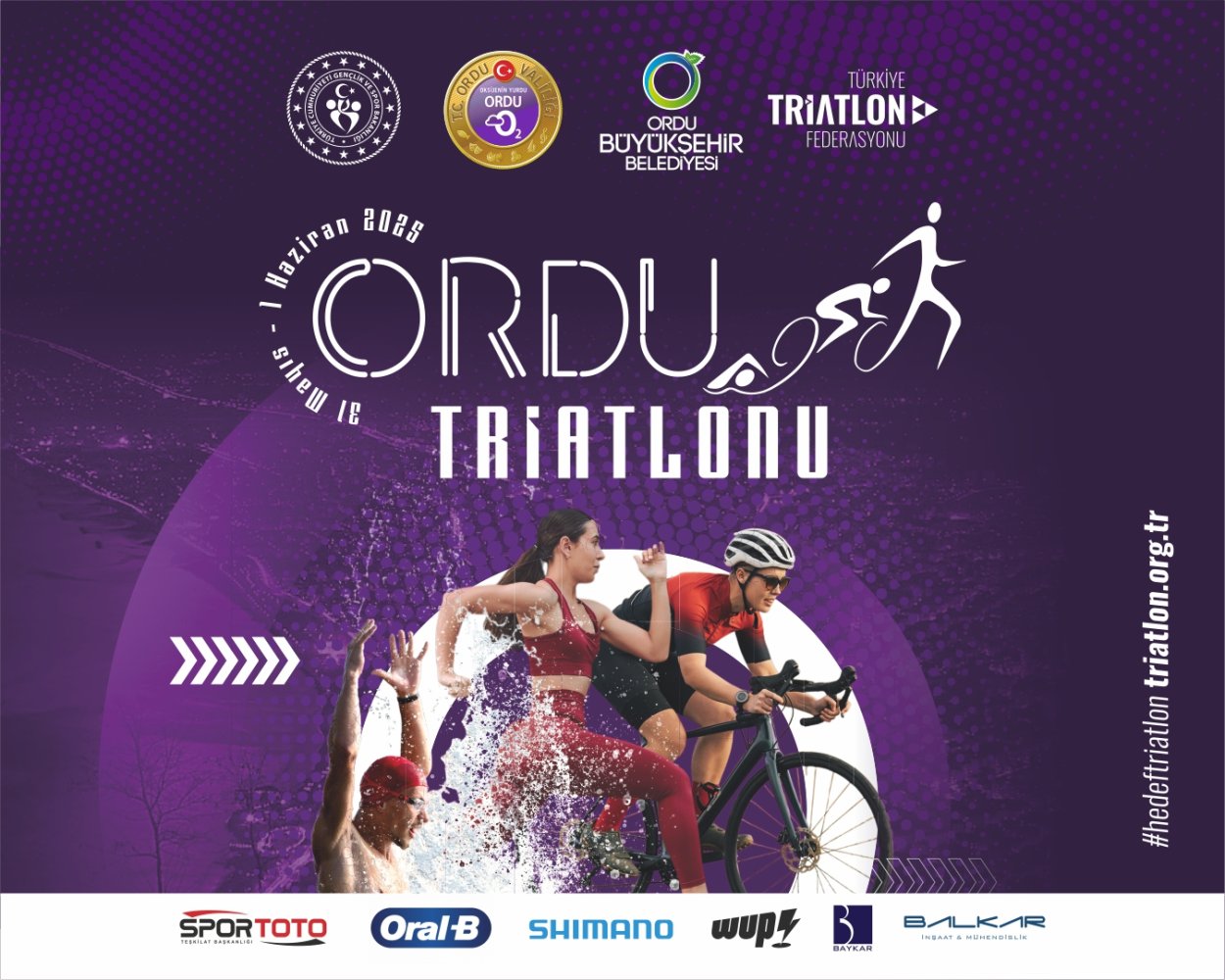 ORDU’DA TRİATLON HEYECANI BAŞLIYOR